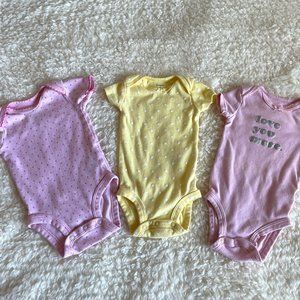 CARTERS Short sleeve onesies